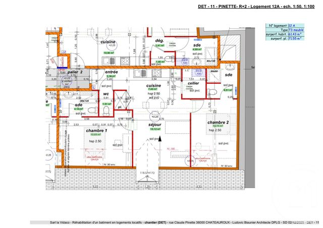 Appartement T3 à louer CHATEAUROUX